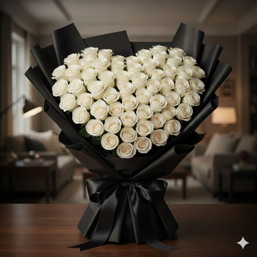 Ramo de Rosas Naturales Corazón