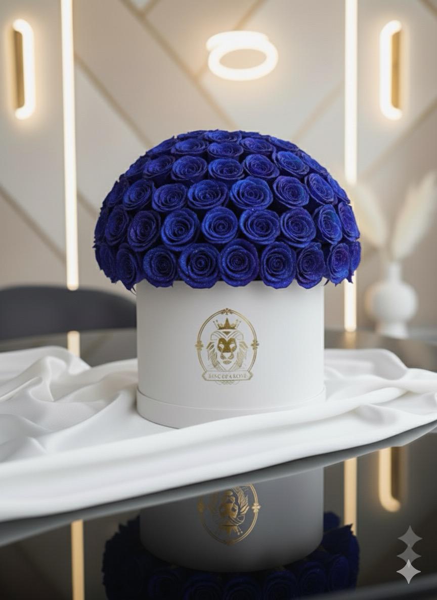 caja de rosas grande