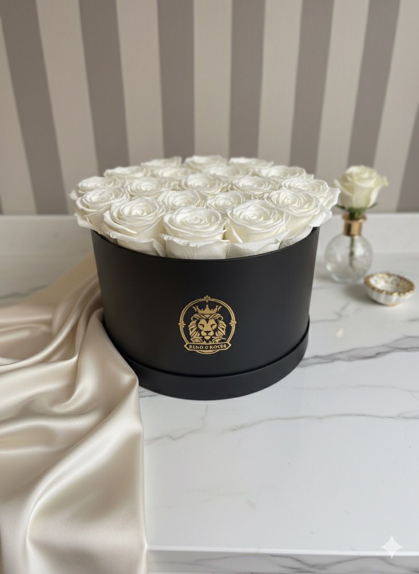 Caja de rosas eternas