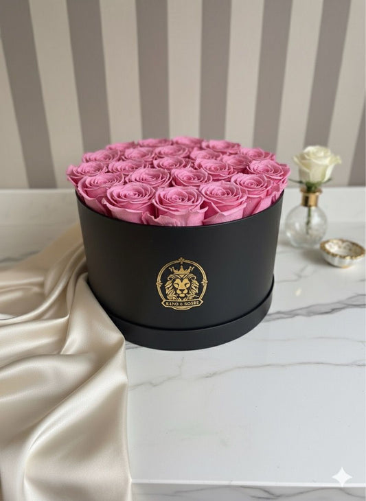 Caja de rosas eternas