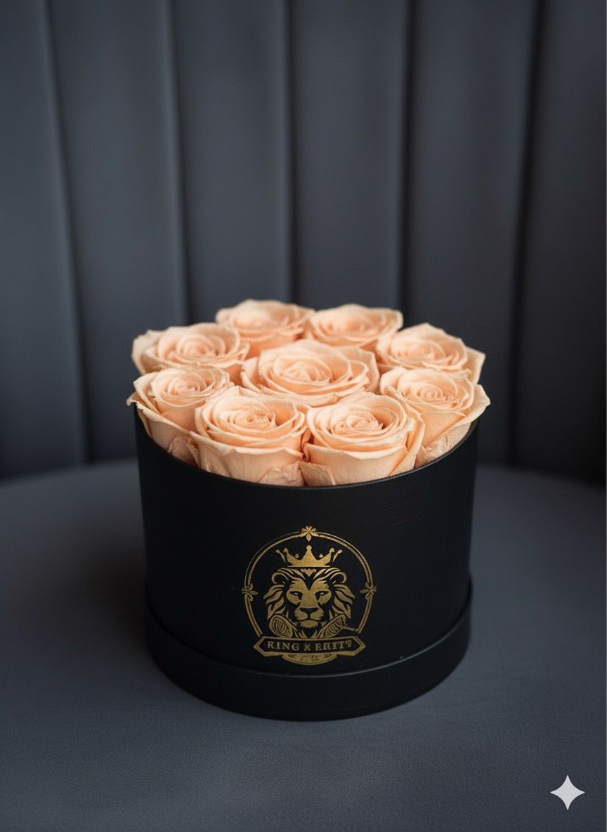 Caja de Rosas Naturales