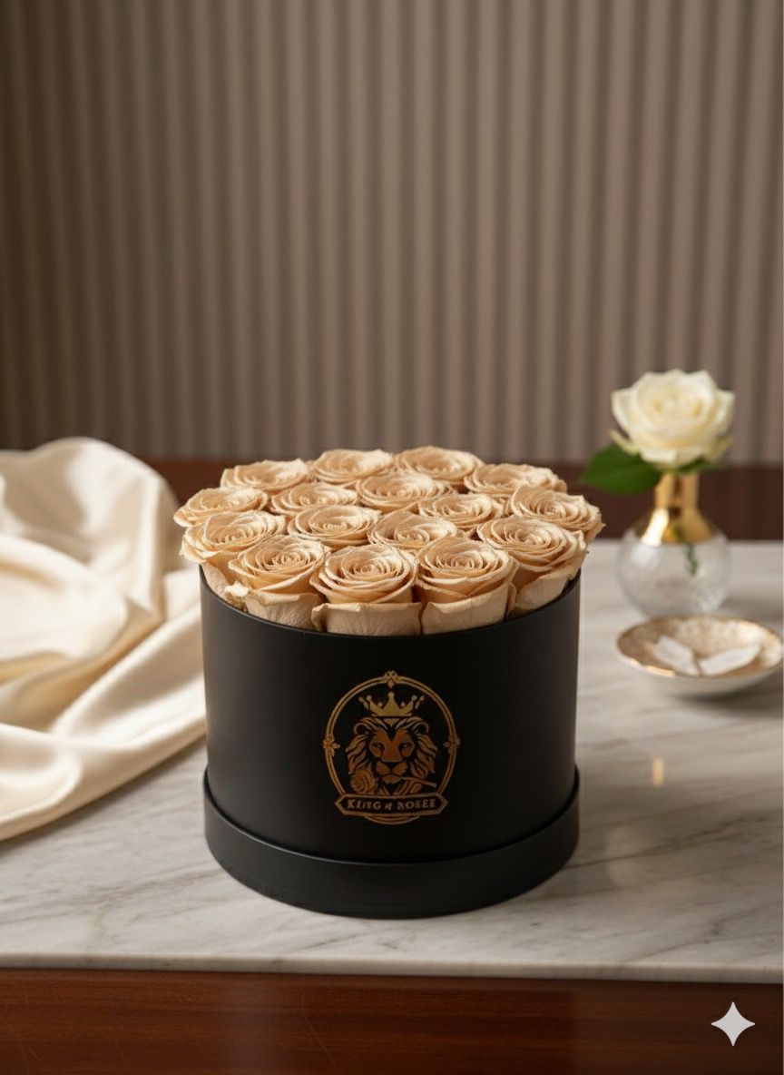 Caja de Rosas Naturales