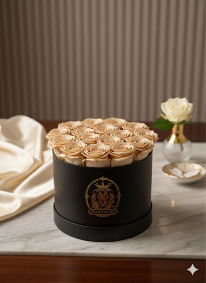 Caja de Rosas Naturales