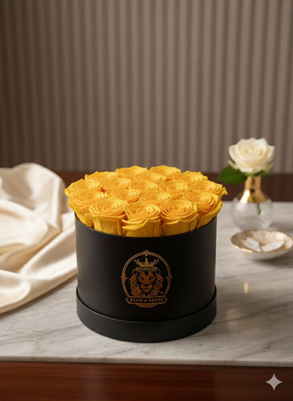 Caja de Rosas Naturales