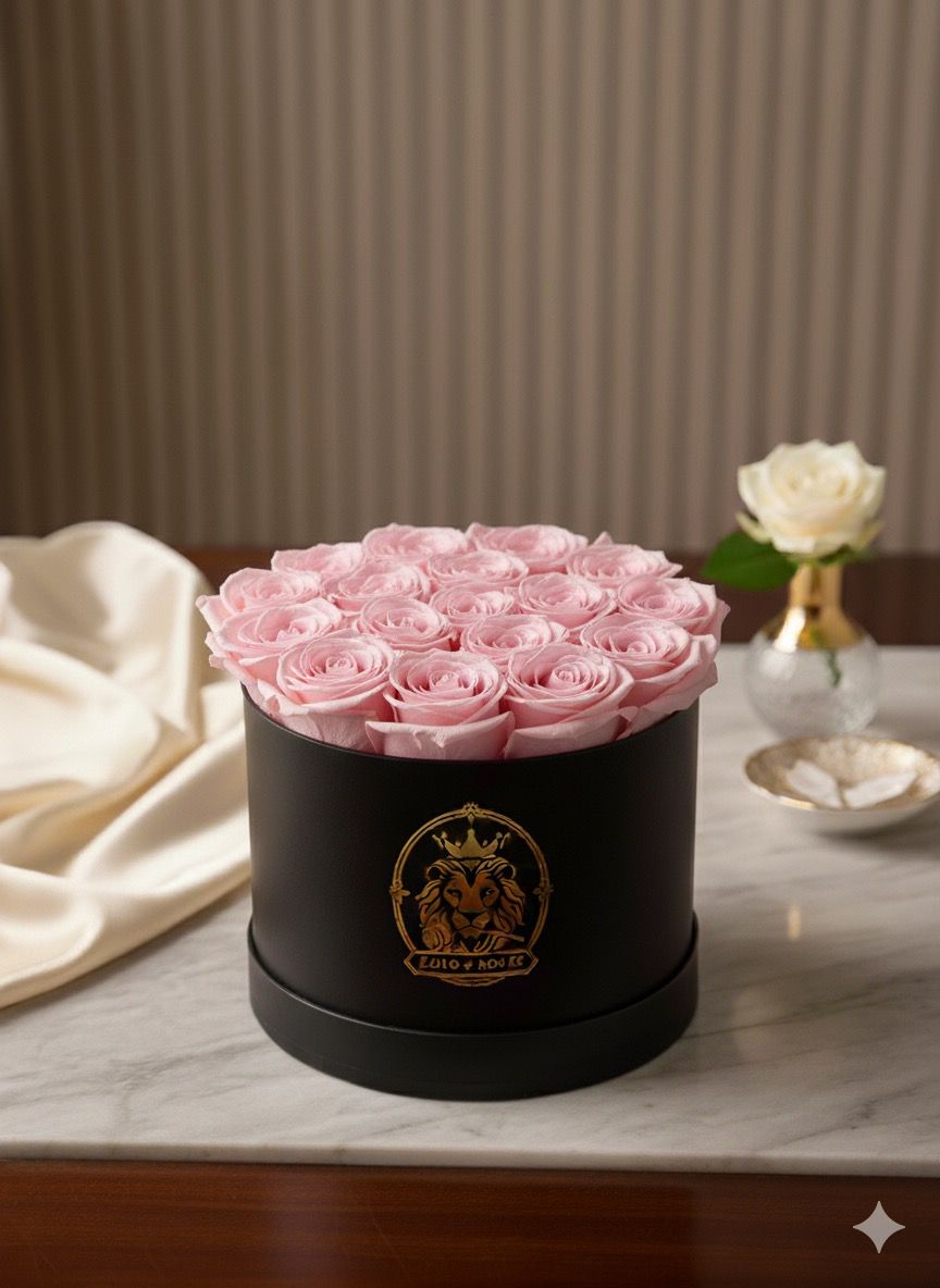 Caja de Rosas Naturales