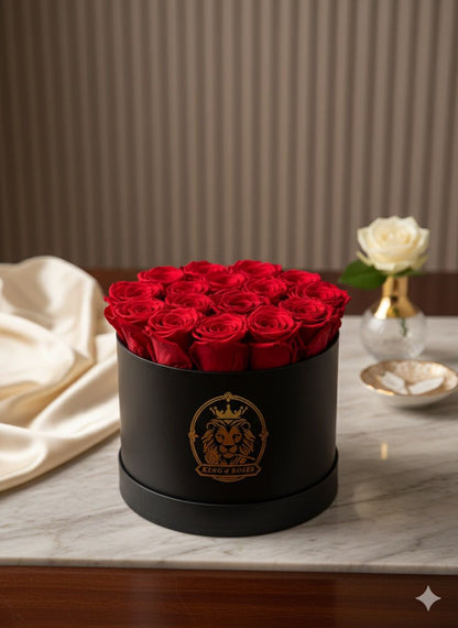 Caja de Rosas Naturales