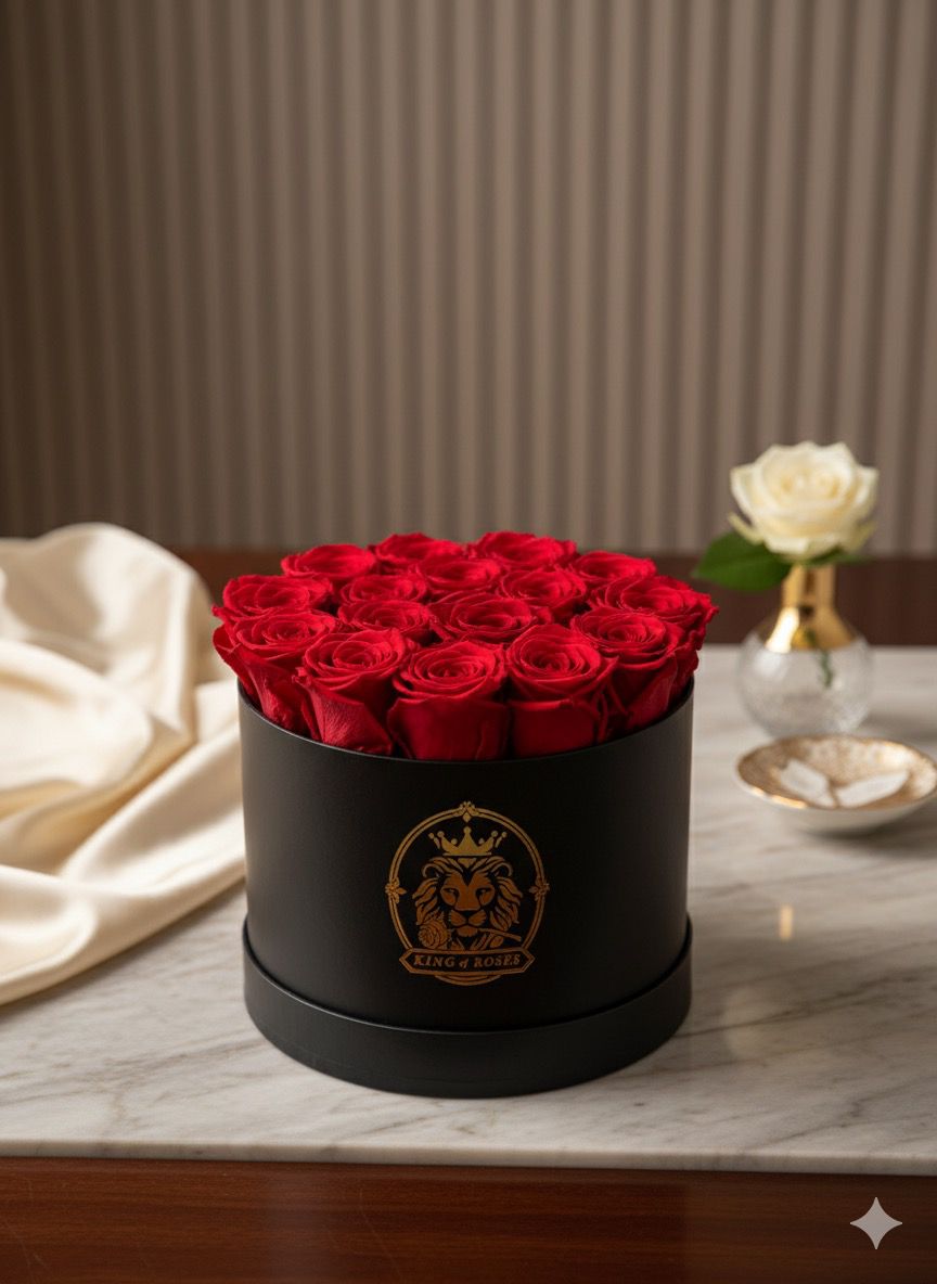 Caja de Rosas Naturales