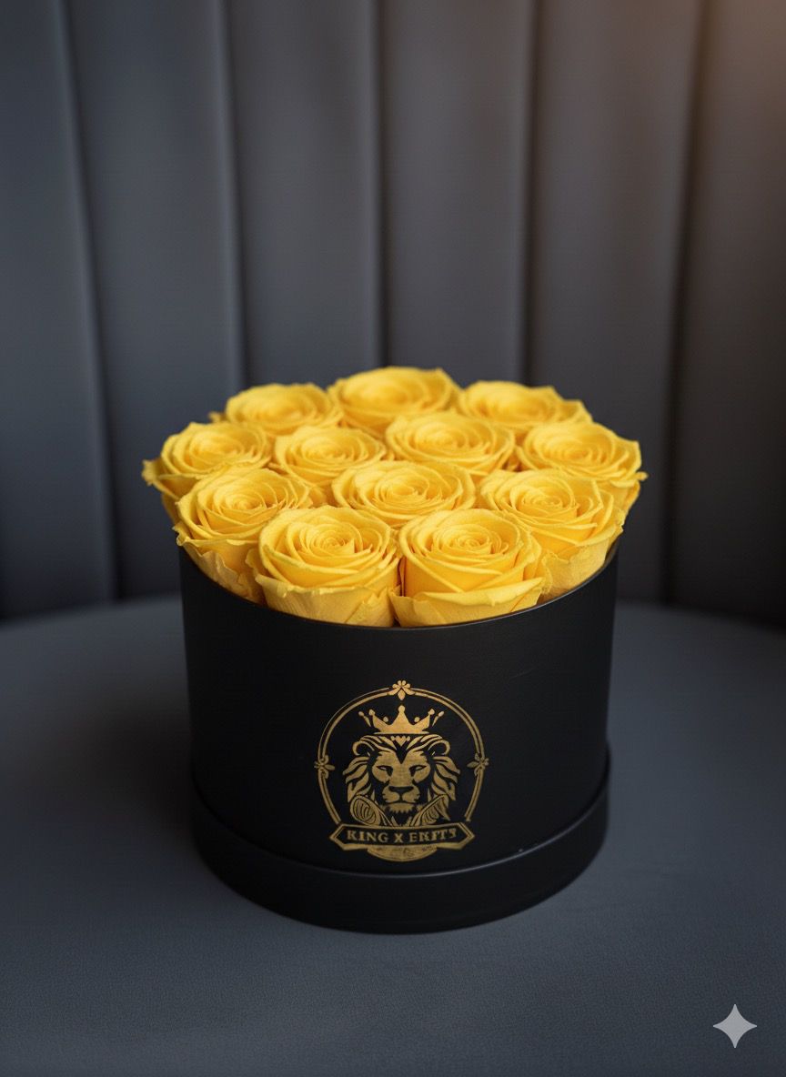 Caja de Rosas Naturales