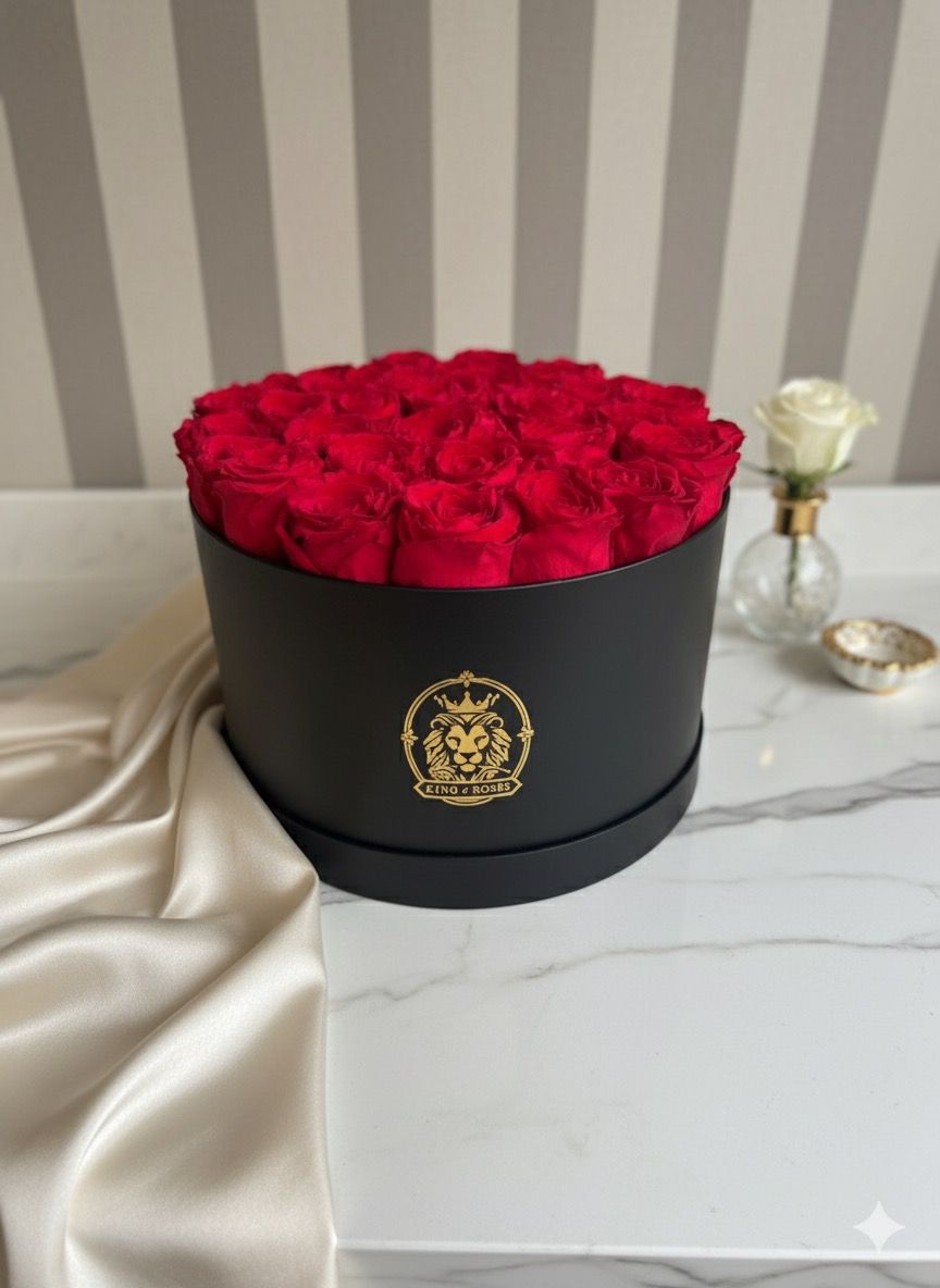 Caja de Rosas Naturales