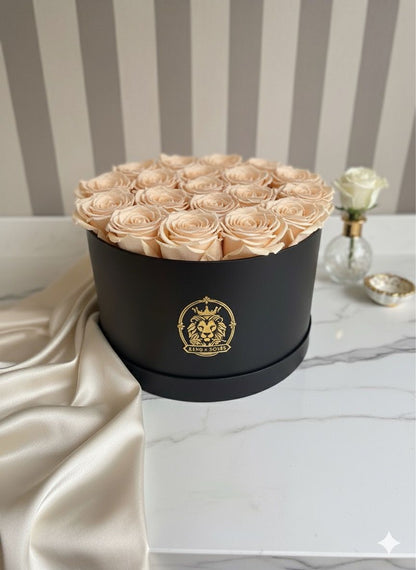 Caja de Rosas Naturales