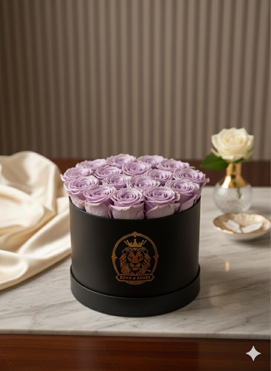 Caja de Rosas Naturales