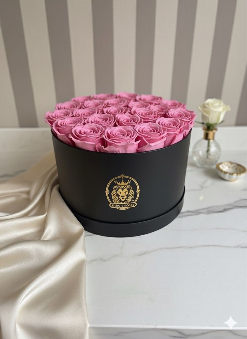 Caja de Rosas Naturales