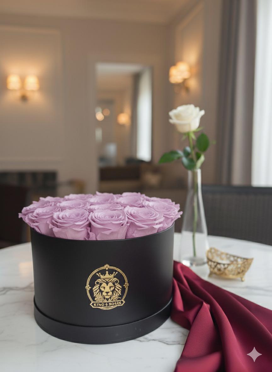 Caja de Rosas Naturales