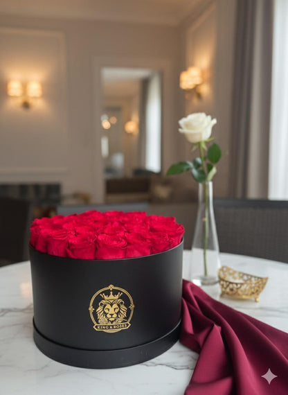 Caja de Rosas Naturales