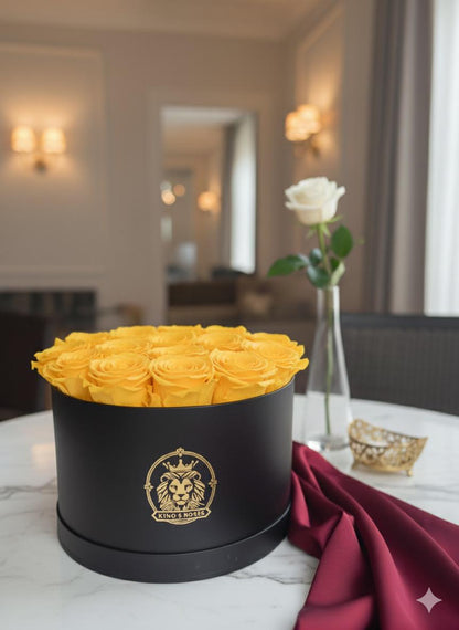 Caja de Rosas Naturales