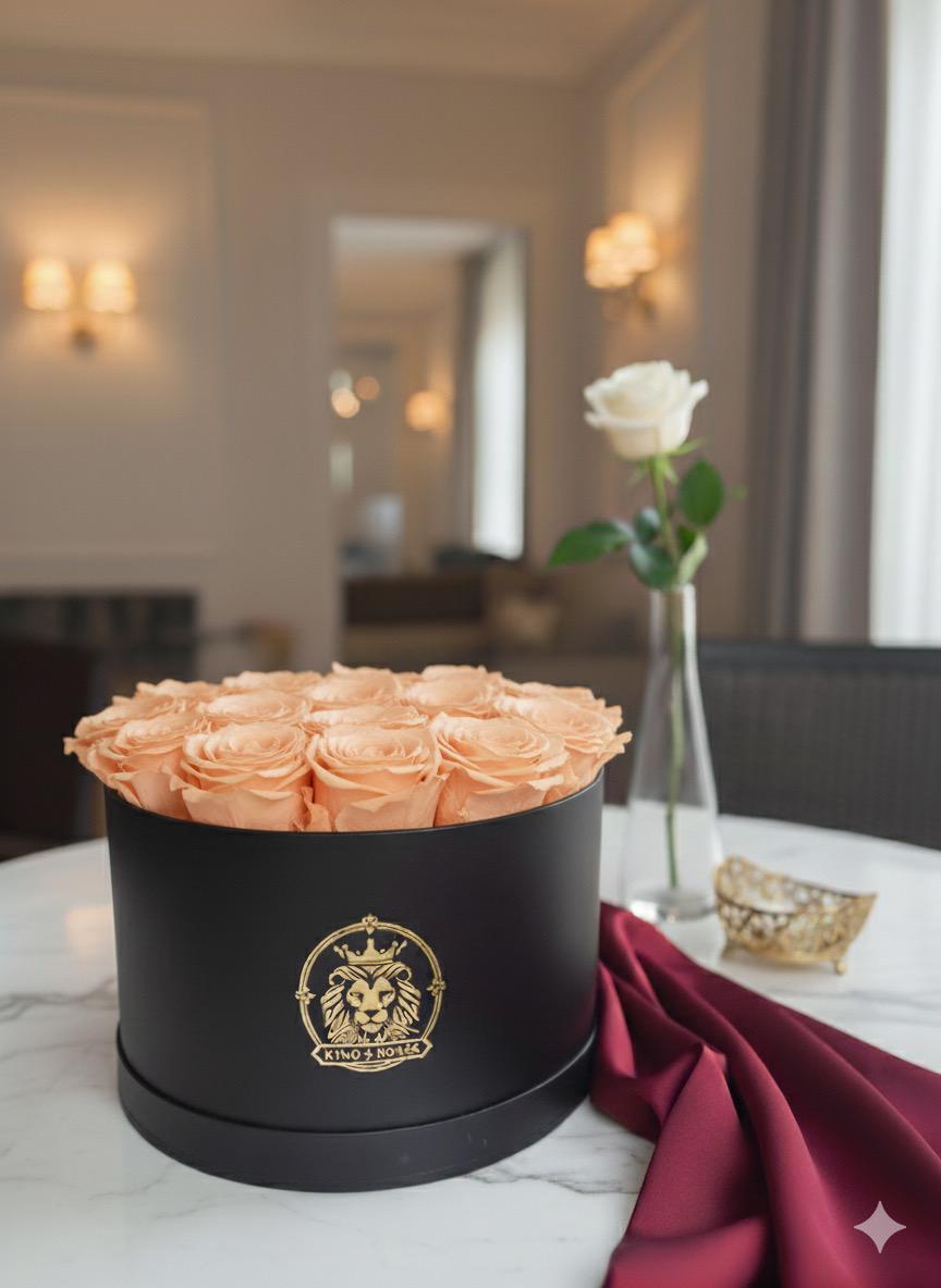 Caja de Rosas Naturales