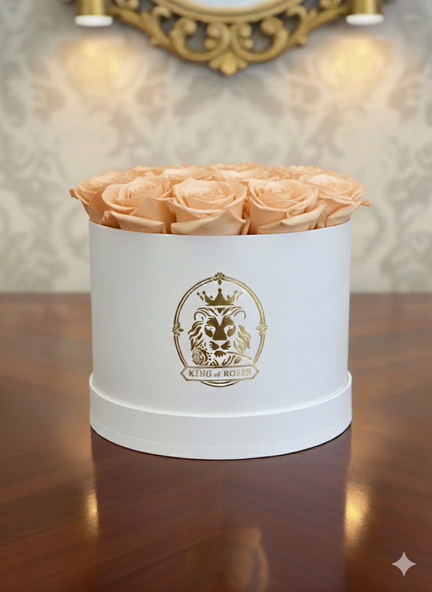 Caja de rosas eternas