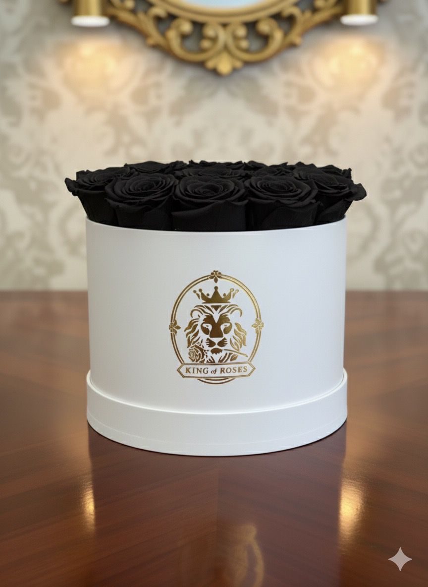 Caja de rosas eternas