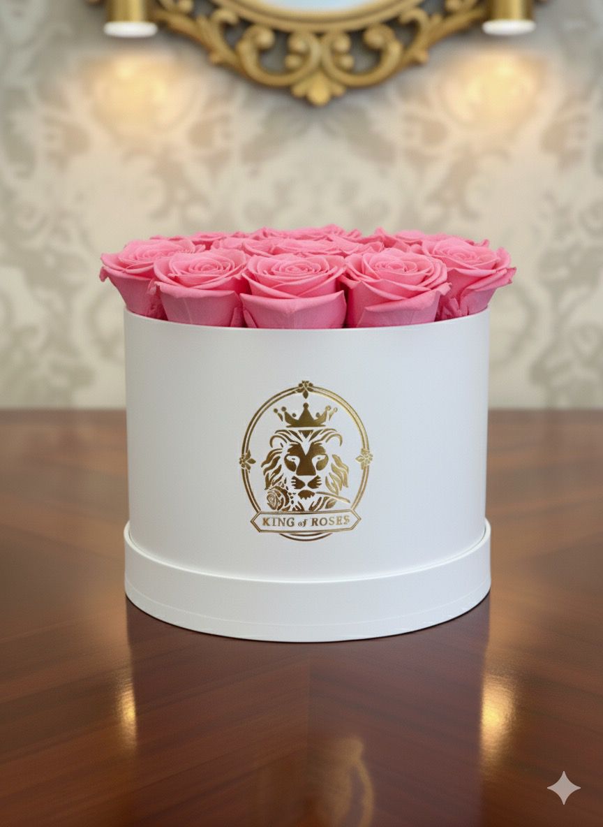 Caja de rosas eternas