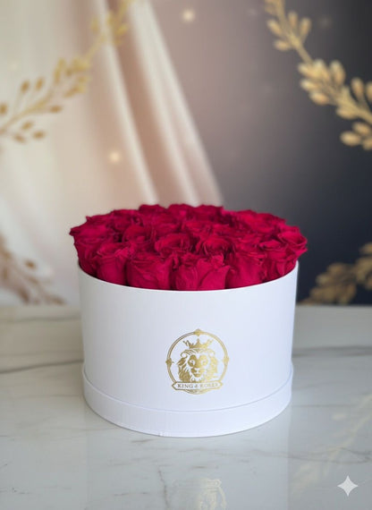 Caja de Rosas Naturales