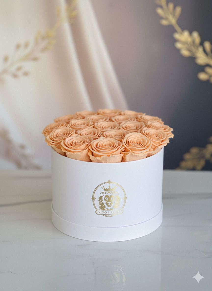 Caja de Rosas Naturales