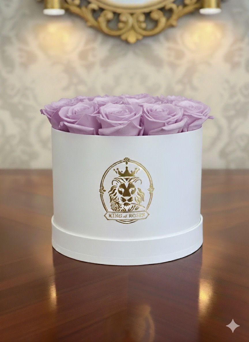 Caja de rosas eternas