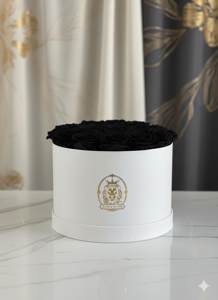 Caja de rosas eternas