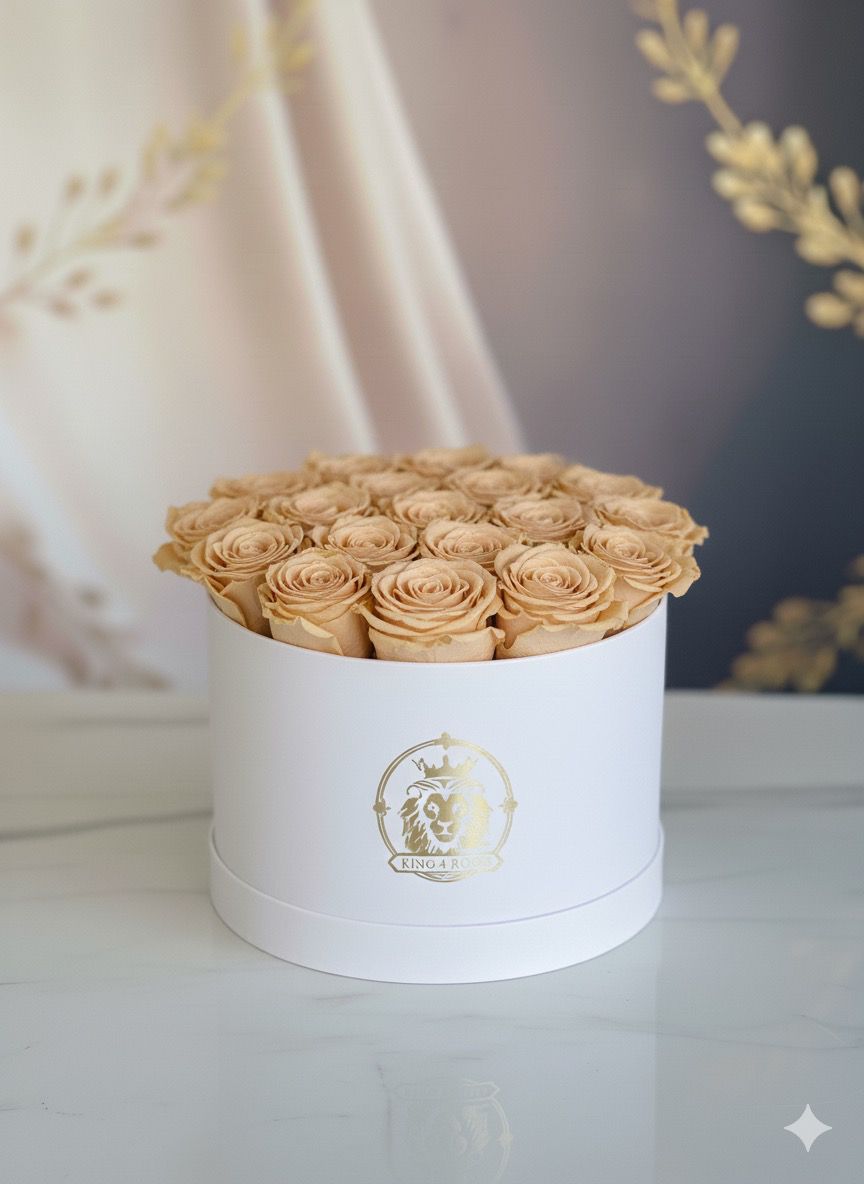 Caja de Rosas Naturales