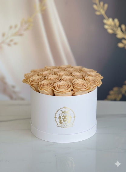 Caja de Rosas Naturales