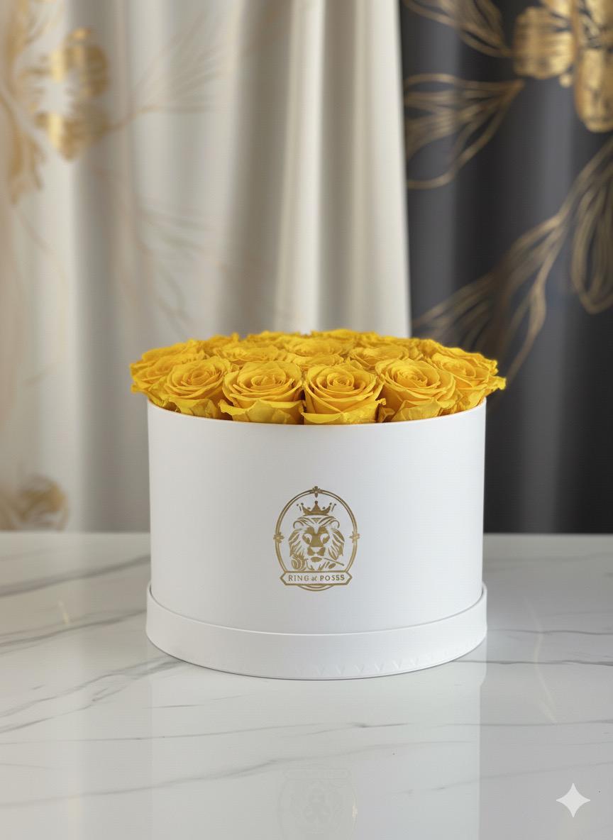 Caja de rosas eternas
