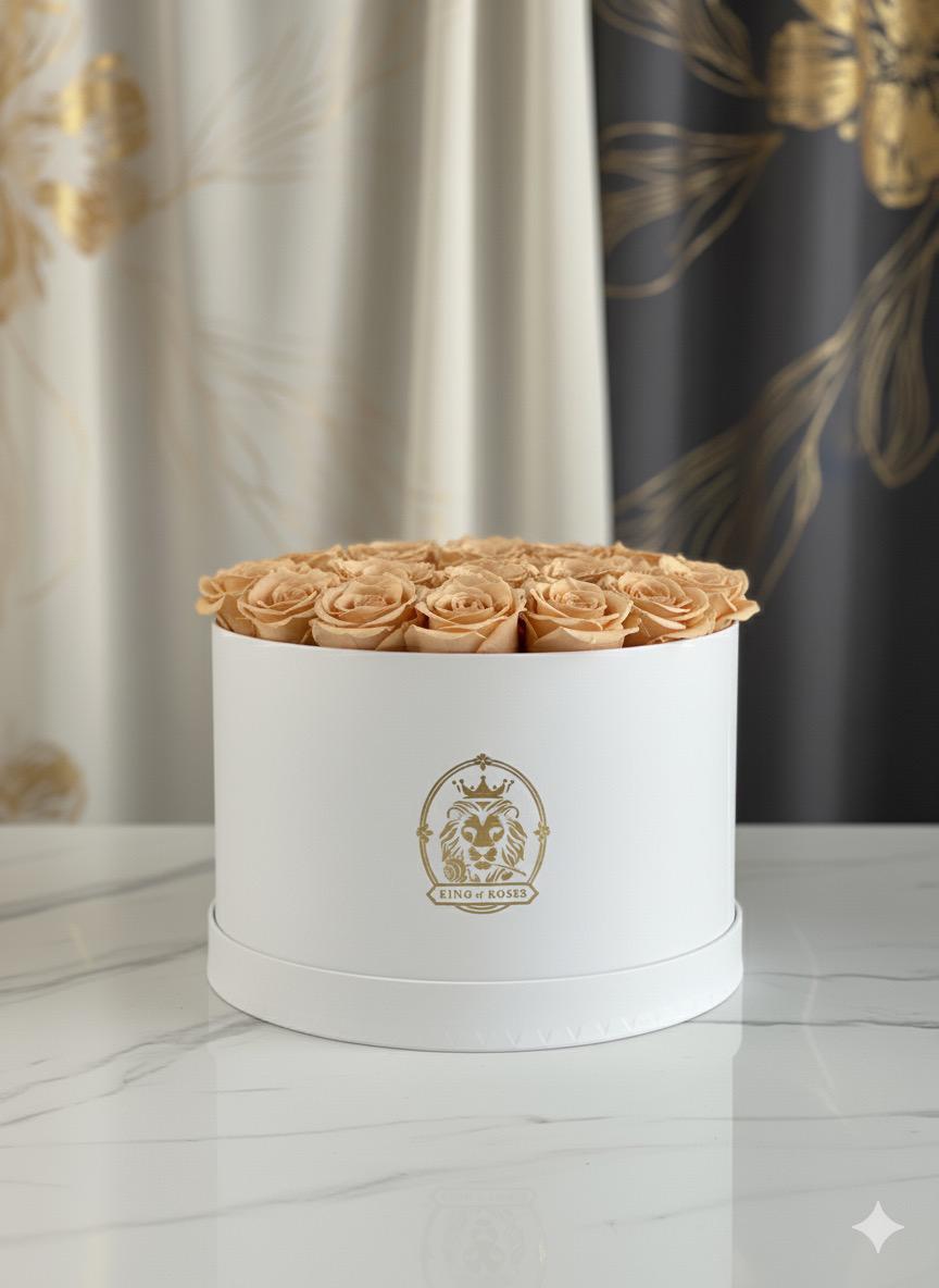 Caja de Rosas Naturales