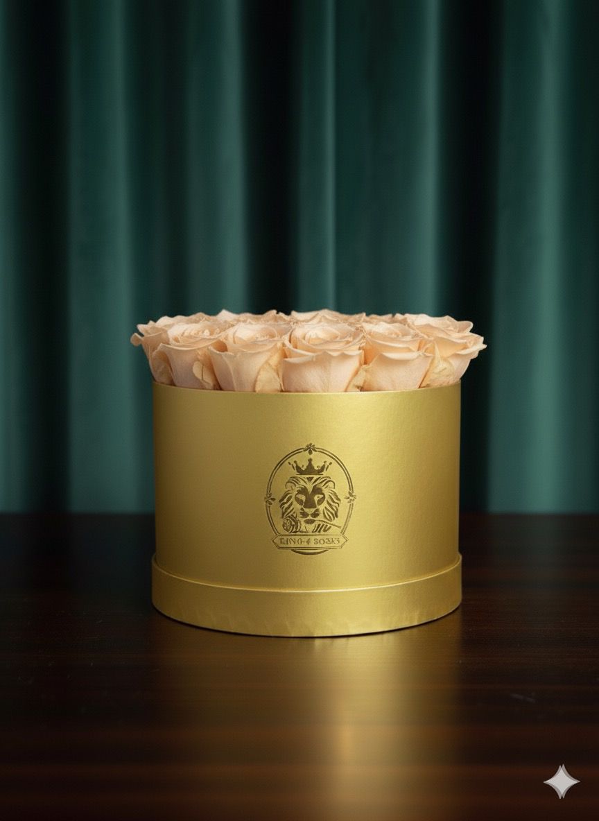 Caja de Rosas Naturales