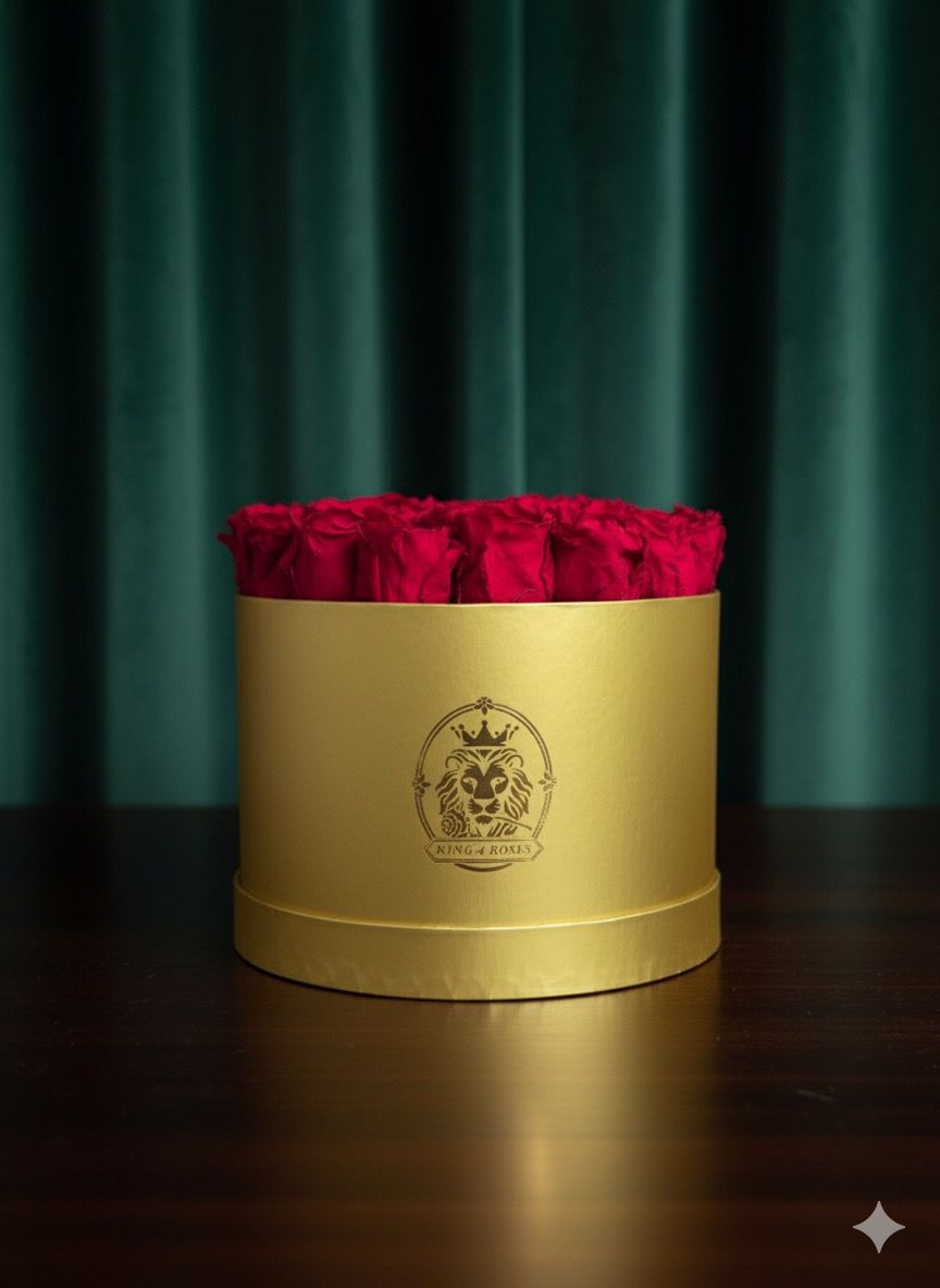 Caja de Rosas Naturales