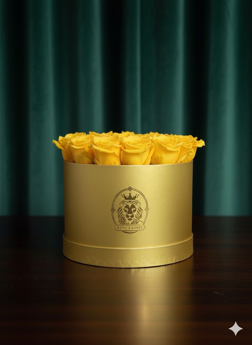 Caja de Rosas Naturales