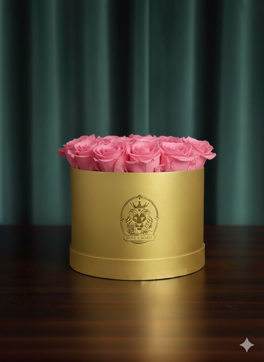 Caja de Rosas Naturales