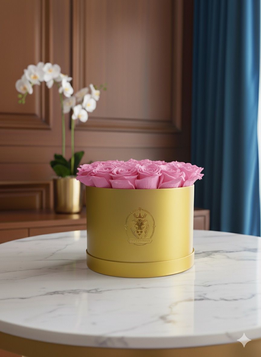 Caja de Rosas Naturales