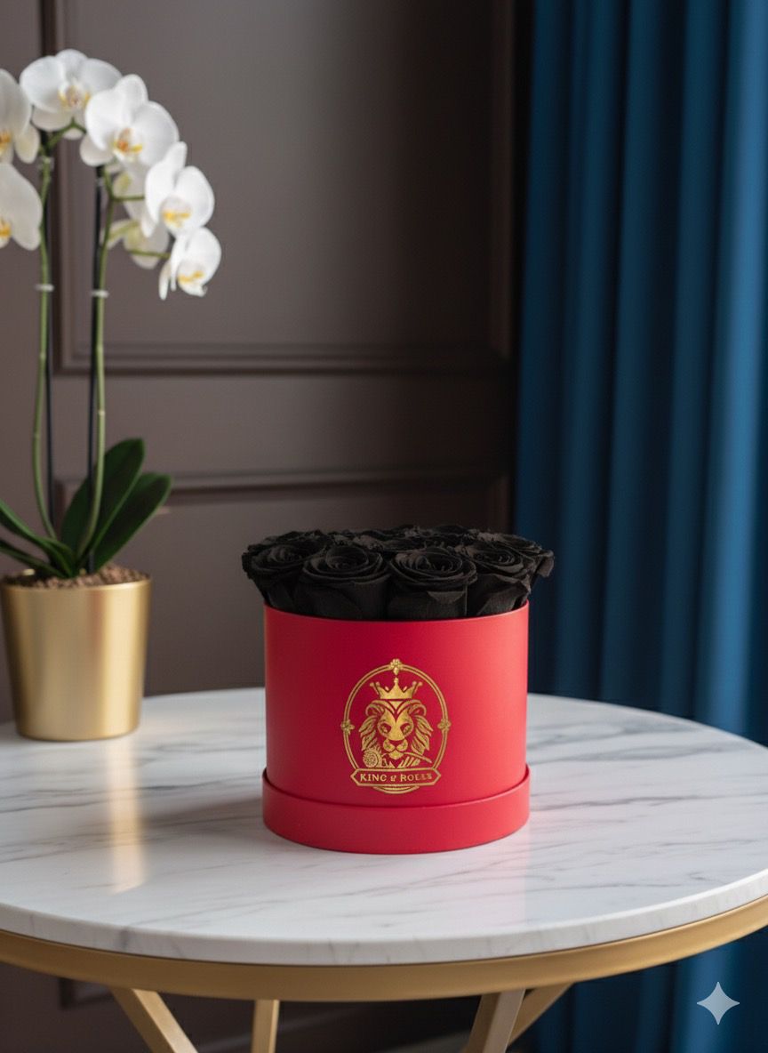 Caja de rosas eternas