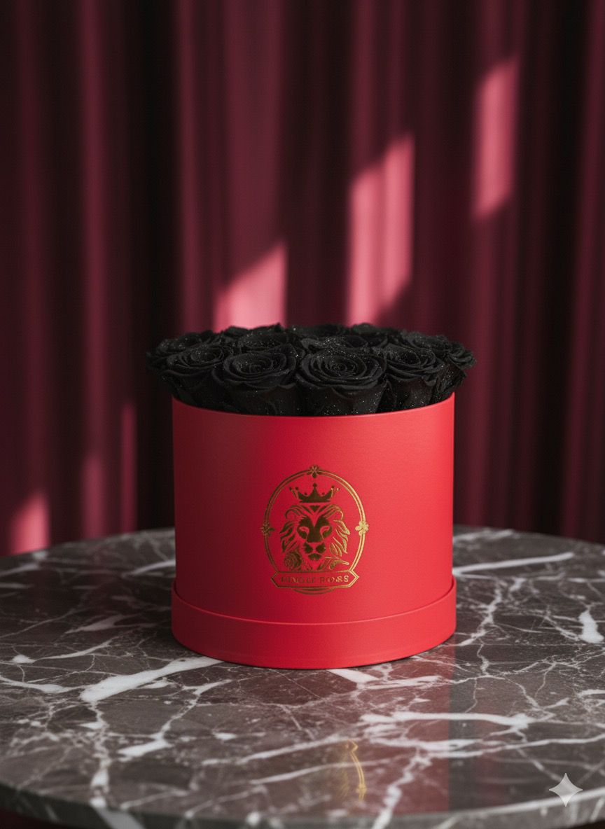 Caja de rosas eternas