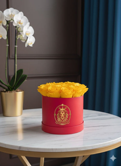 Caja de Rosas Naturales