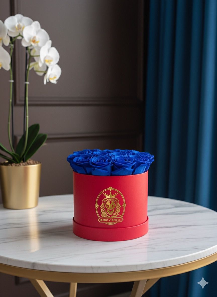 Caja de rosas eternas