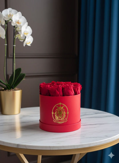 Caja de Rosas Naturales