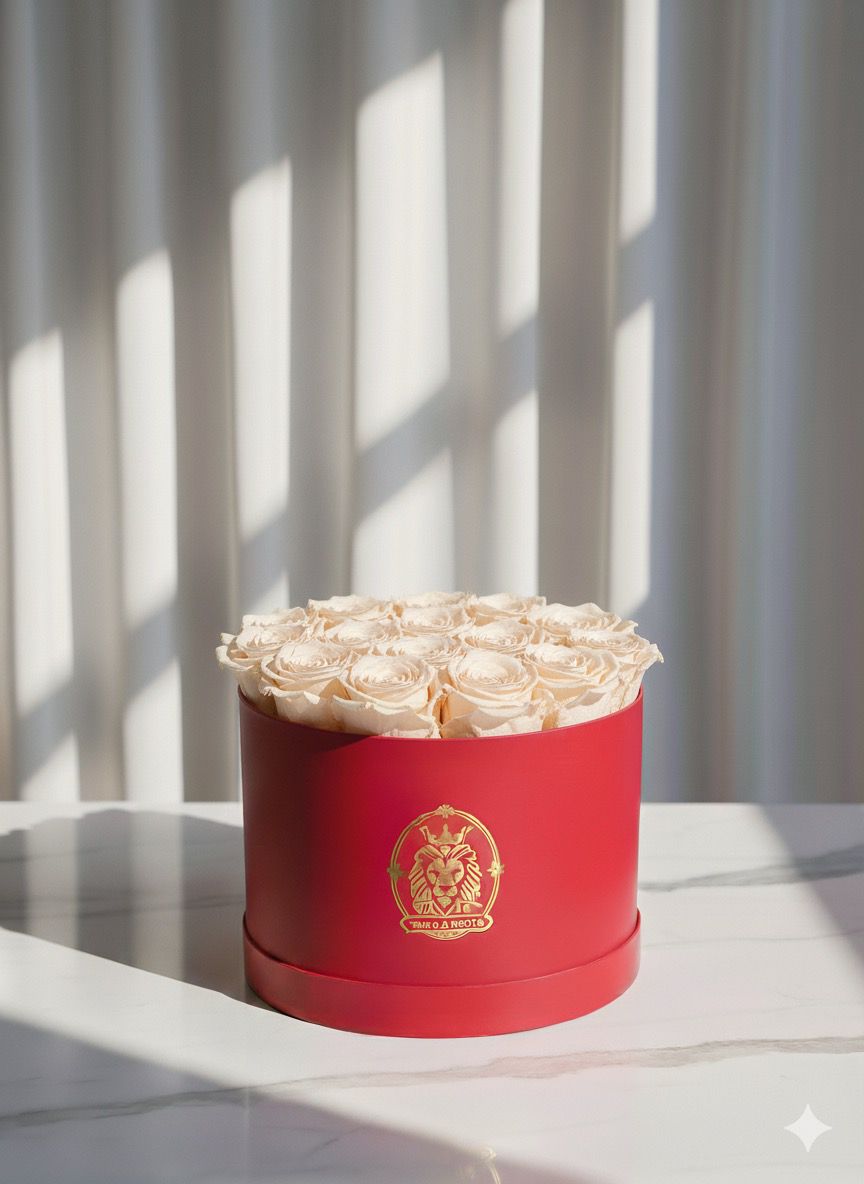 Caja de Rosas Naturales