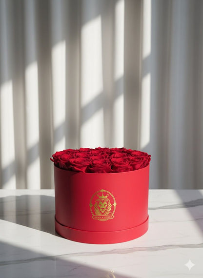 Caja de Rosas Naturales