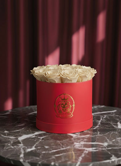 Caja de Rosas Naturales