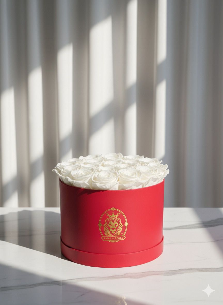 Caja de Rosas Naturales