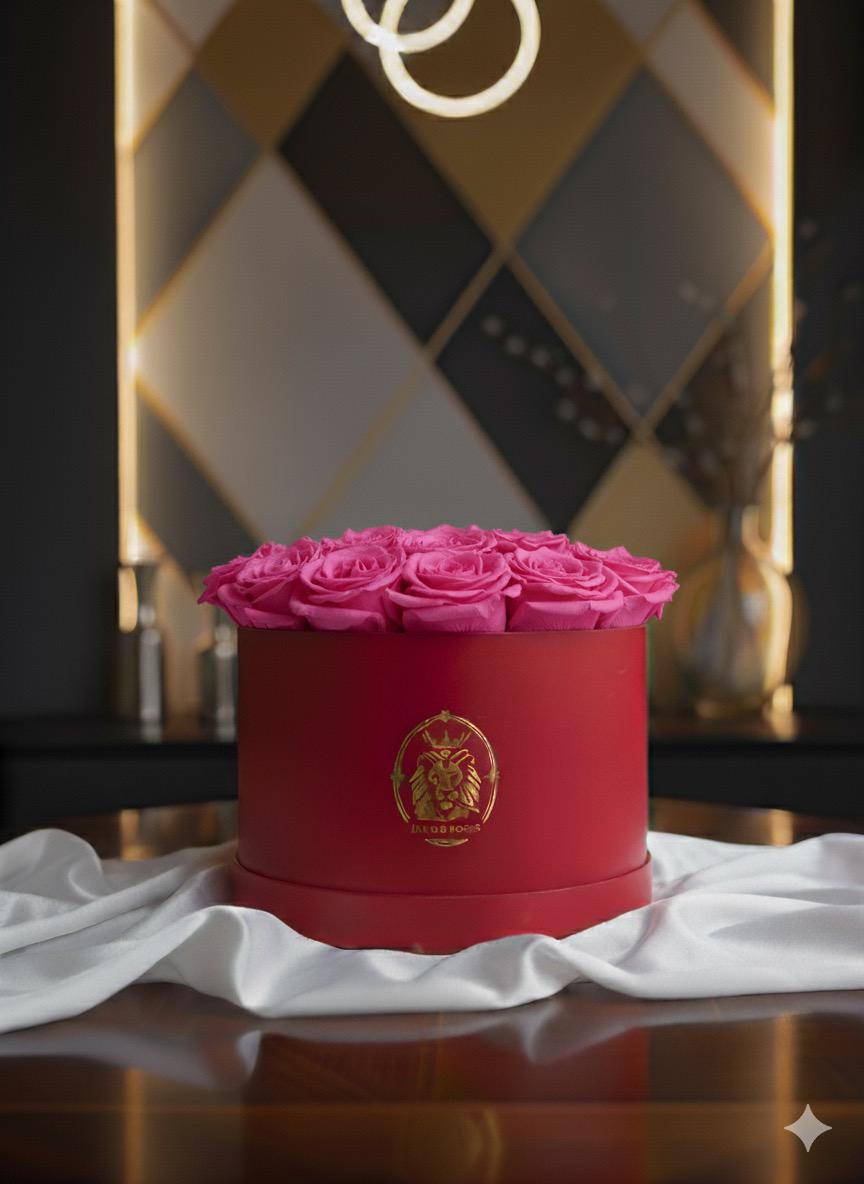 Caja de Rosas Naturales