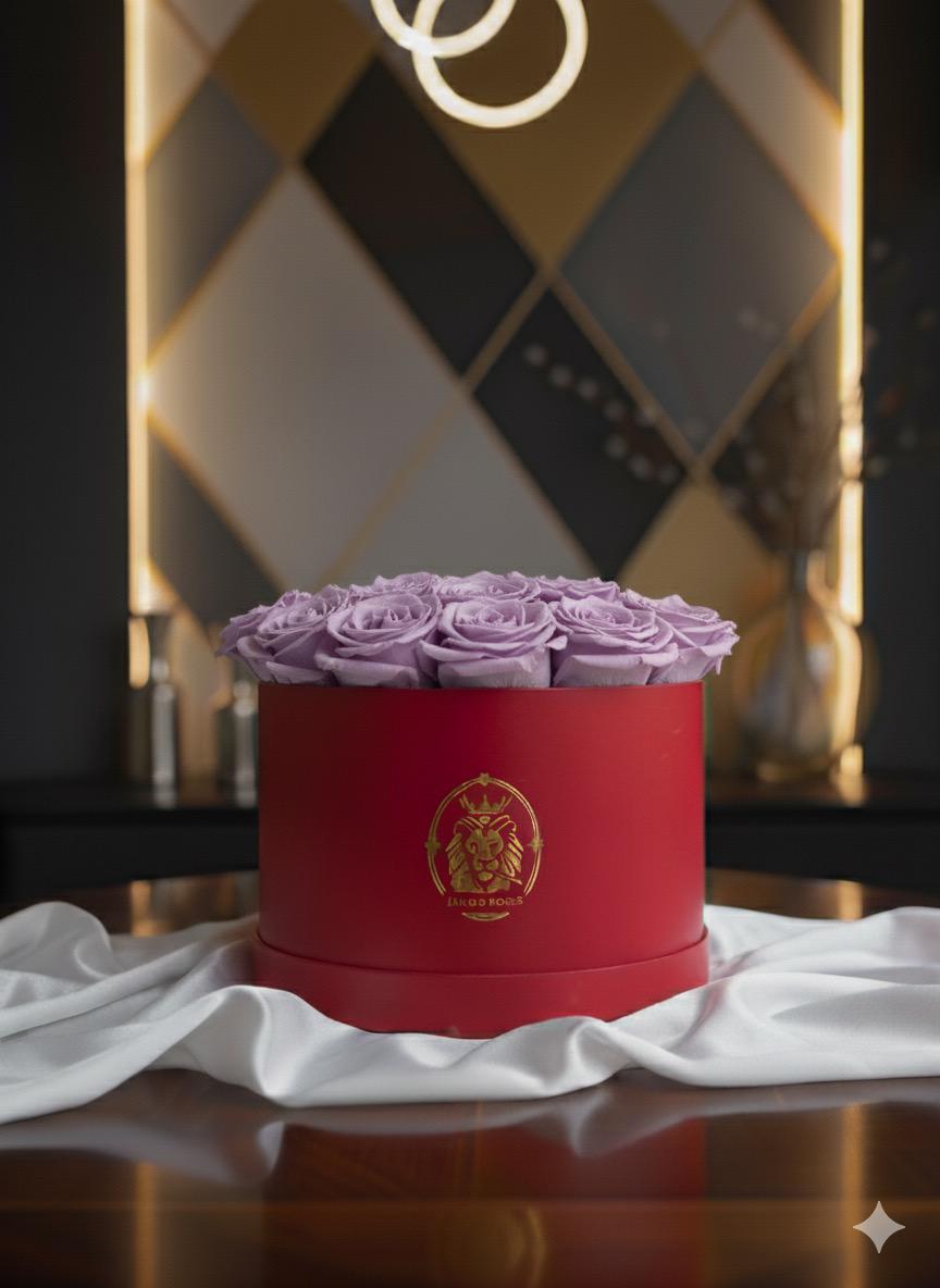 Caja de Rosas Naturales