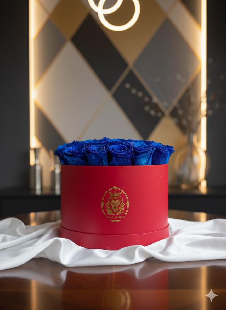 Caja de Rosas Naturales