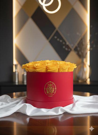 Caja de Rosas Naturales