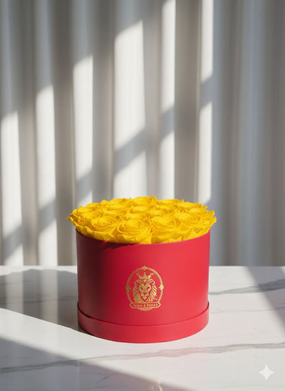 Caja de Rosas Naturales